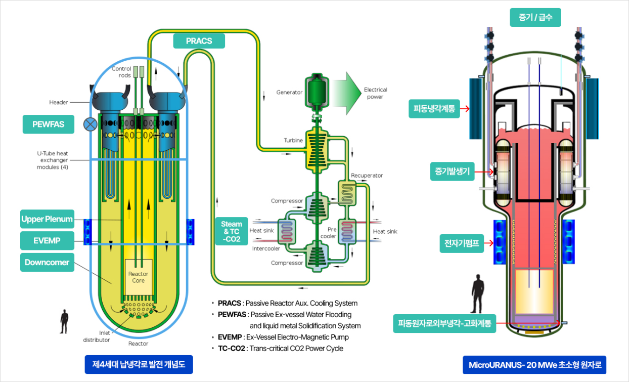 27년간의 연구개발의 결정체 - MicroURANUS : 초소형 Lead-Bismuth Fast Reactor (LFR) , 40년간 핵연료 무교체 기술: 27년간의 연구개발을 통한 혁신, 핵잠수함의 냉각재 부식, 폴로니움 방사능, 고화의 3대 문제를 근원적 해결